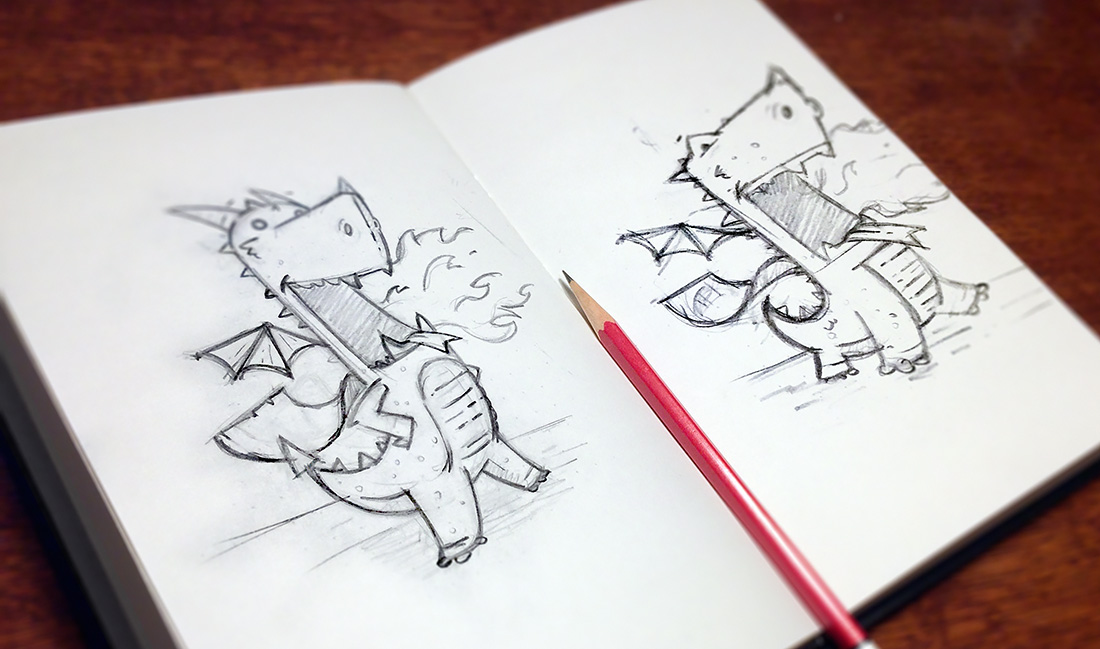 Kago sketch book concept 1