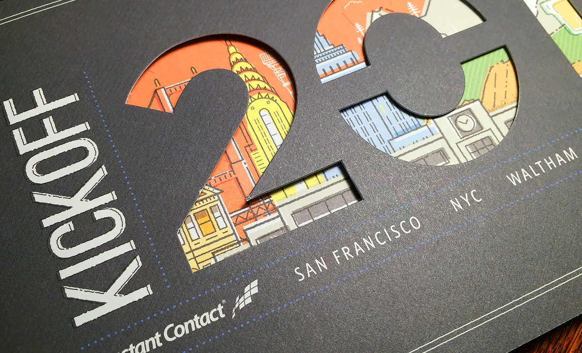Kickoff brochure closeup