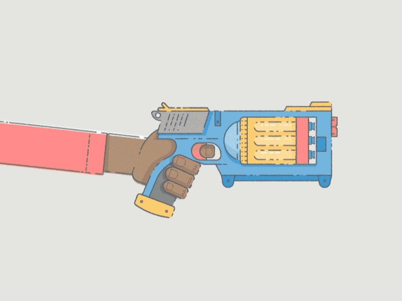 Nerf Gun animation