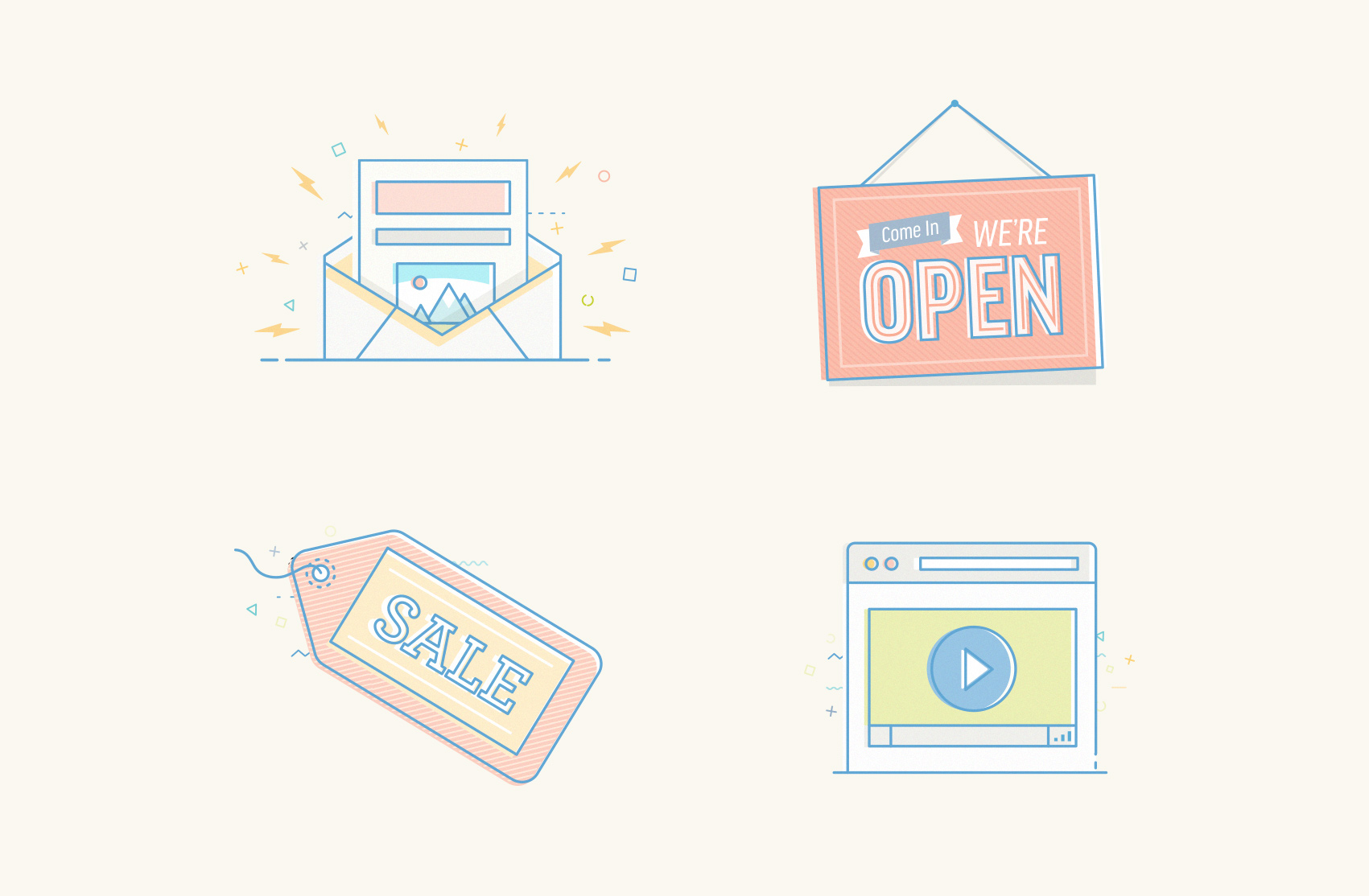 New Icons stroke